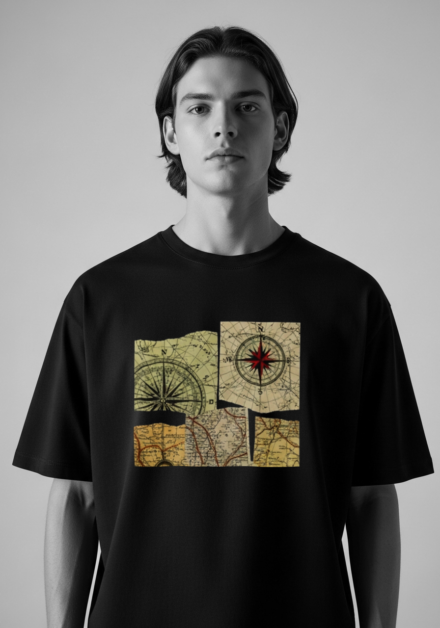 vf-bootleg-maps-tee on model