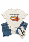 Route 66 Highway Retro Graphic T-Shirt – Vintage Cream Cotton Tee